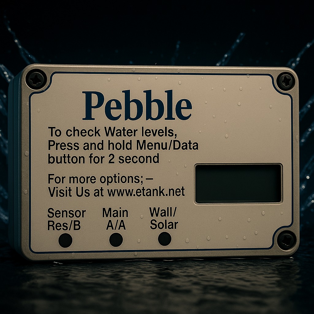 Pebble device product photo with ports